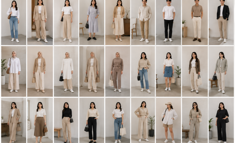  Inspirasi Fashion Minimalis untuk Penampilan Elegan dan Modern